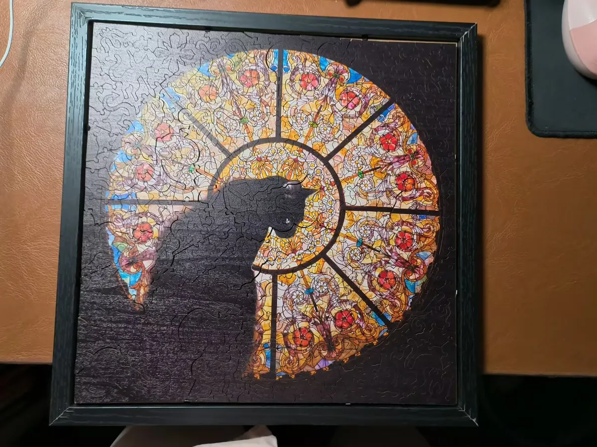 图3 拼好的猫猫拼图