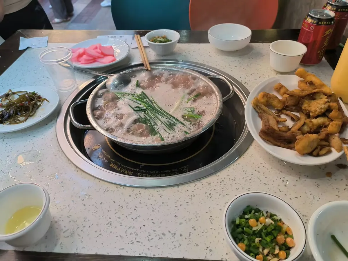 图4 豆汤圆子火锅